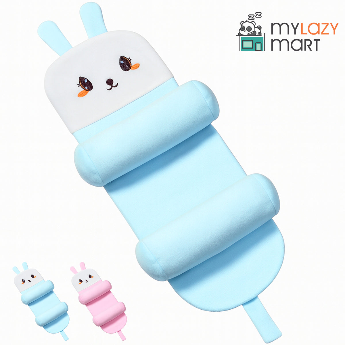 Baby Pillows for New Born 0-12 Months | Baby Head Shaper Pillow for Flat Head Prevention | Soft Rai Pillow for New Born Baby with Natural Filling